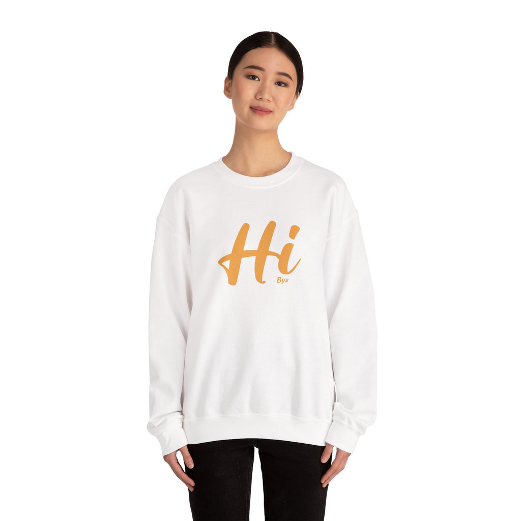 Unisex Heavy Blend™ Crewneck Sweatshirt - hi bye
