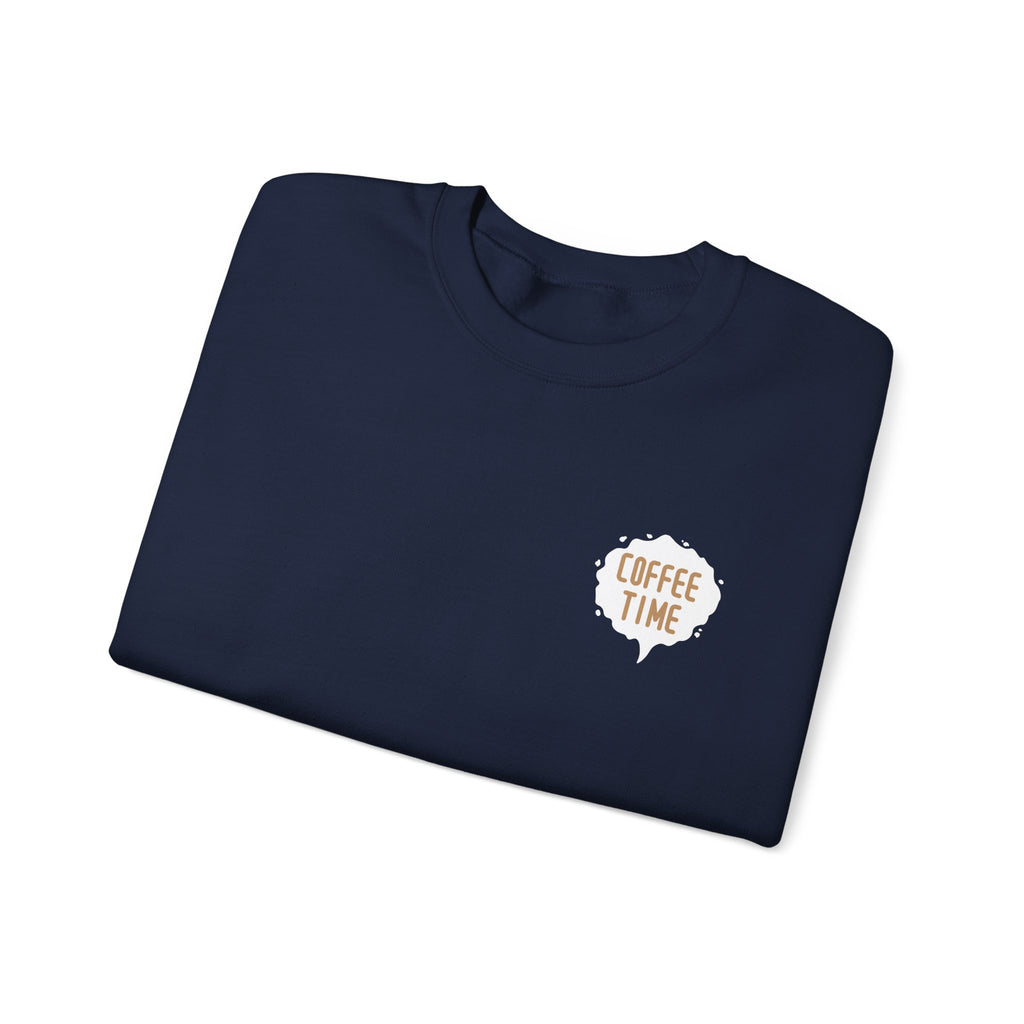 Unisex Heavy Blend™ Crewneck Sweatshirt - Creative - coffee time
