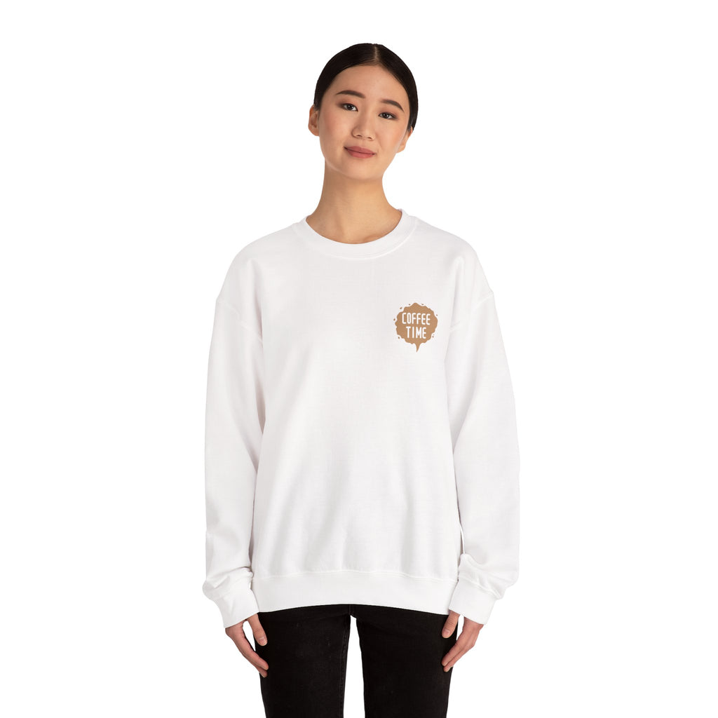 Unisex Heavy Blend™ Crewneck Sweatshirt - Creative - coffee time