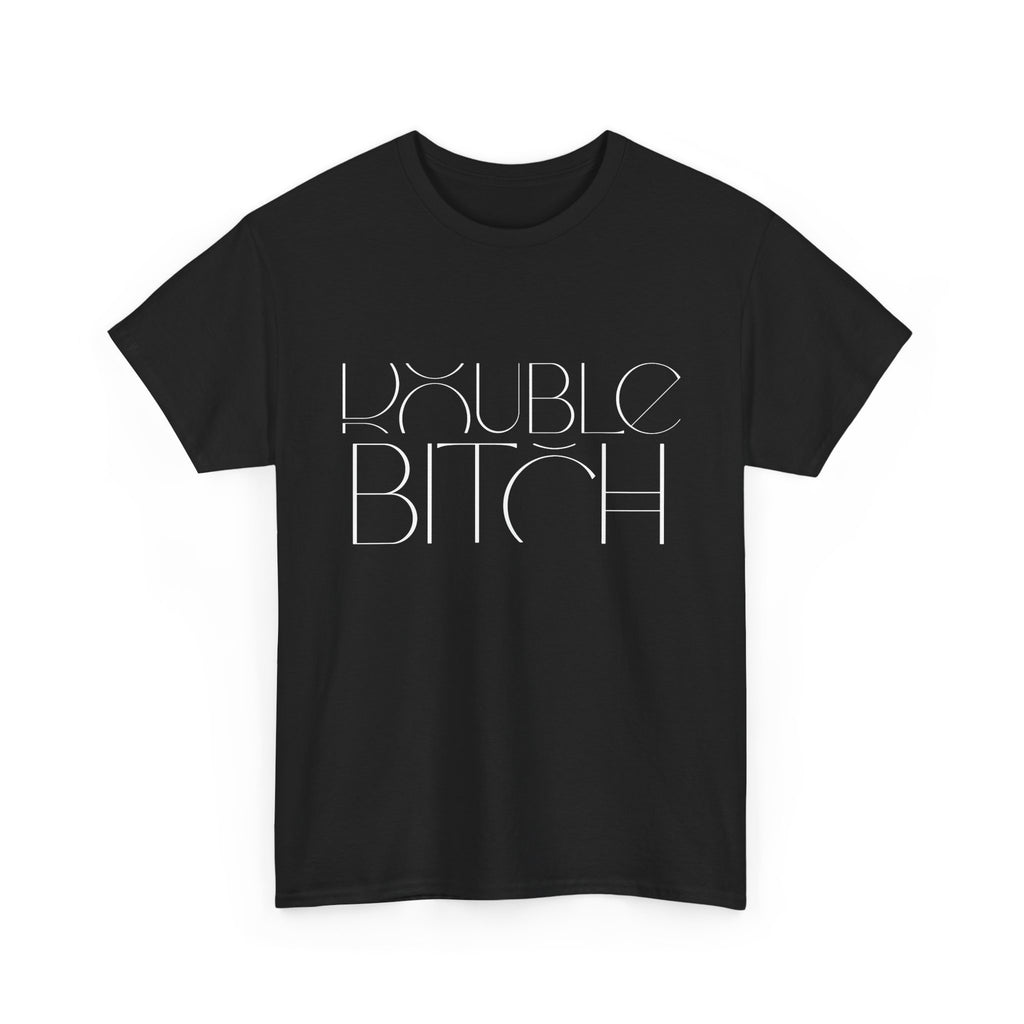 Unisex Heavy Cotton Tee - Creative Tshirt - Double bitch