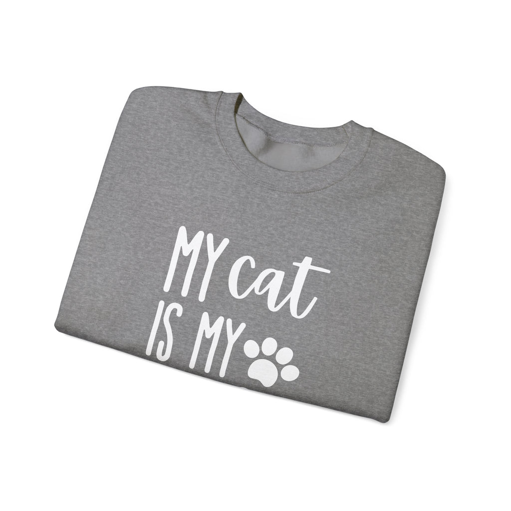 Unisex Heavy Blend™ Crewneck Sweatshirt - my cat is my life