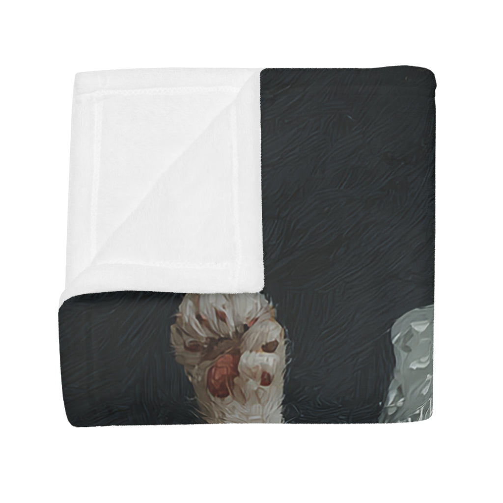 Cool Cat Fleece Blanket - Cozy Cat Lover Gift, Cat-Themed Home Decor, Stylish Pet Blankets, Quirky Gift for Cat Owners - Gcat - 0011