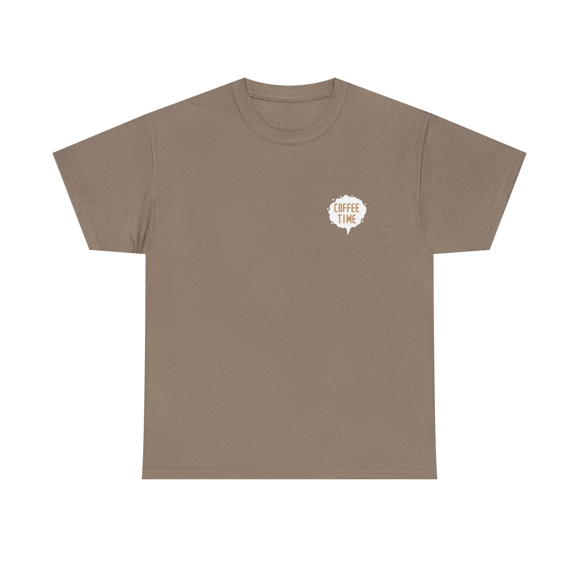 Unisex Heavy Cotton Tee - Creative Tshirt - Coffee time