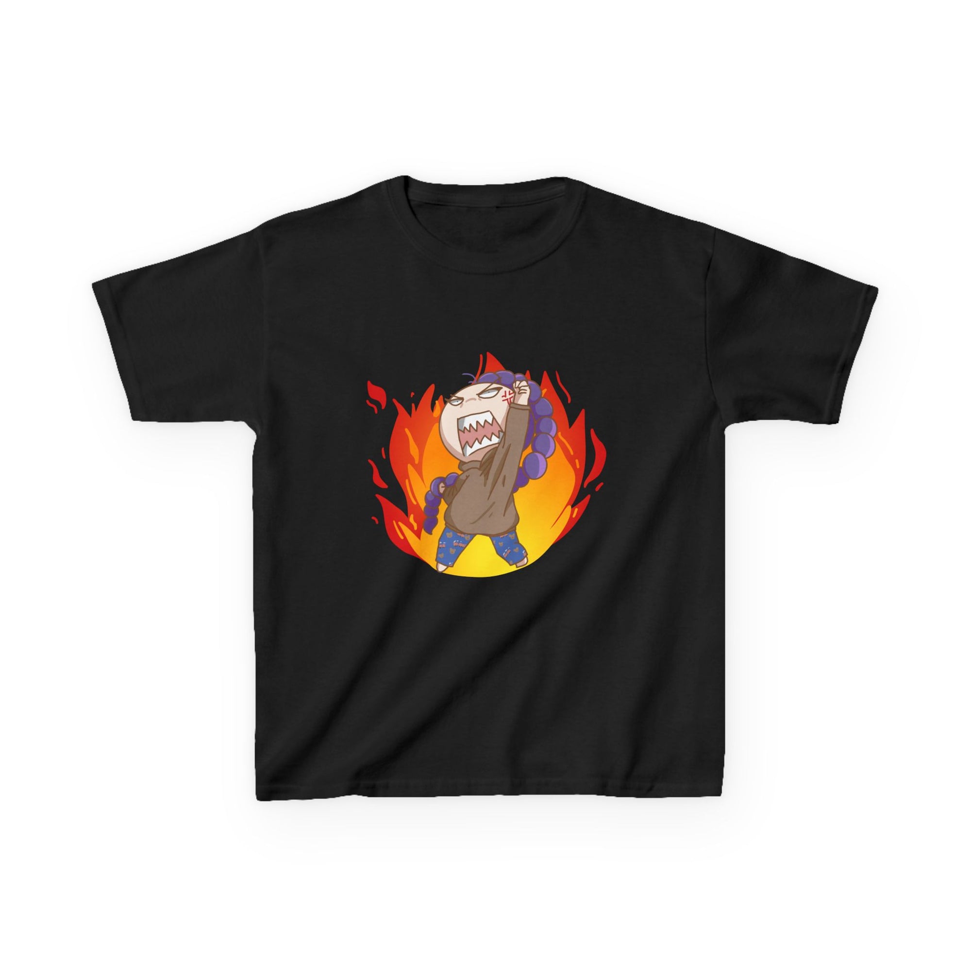 Kid Unisex Heavy Cotton Tee - Creative - KPop Demon Hunters - Huntrix - Rumi
