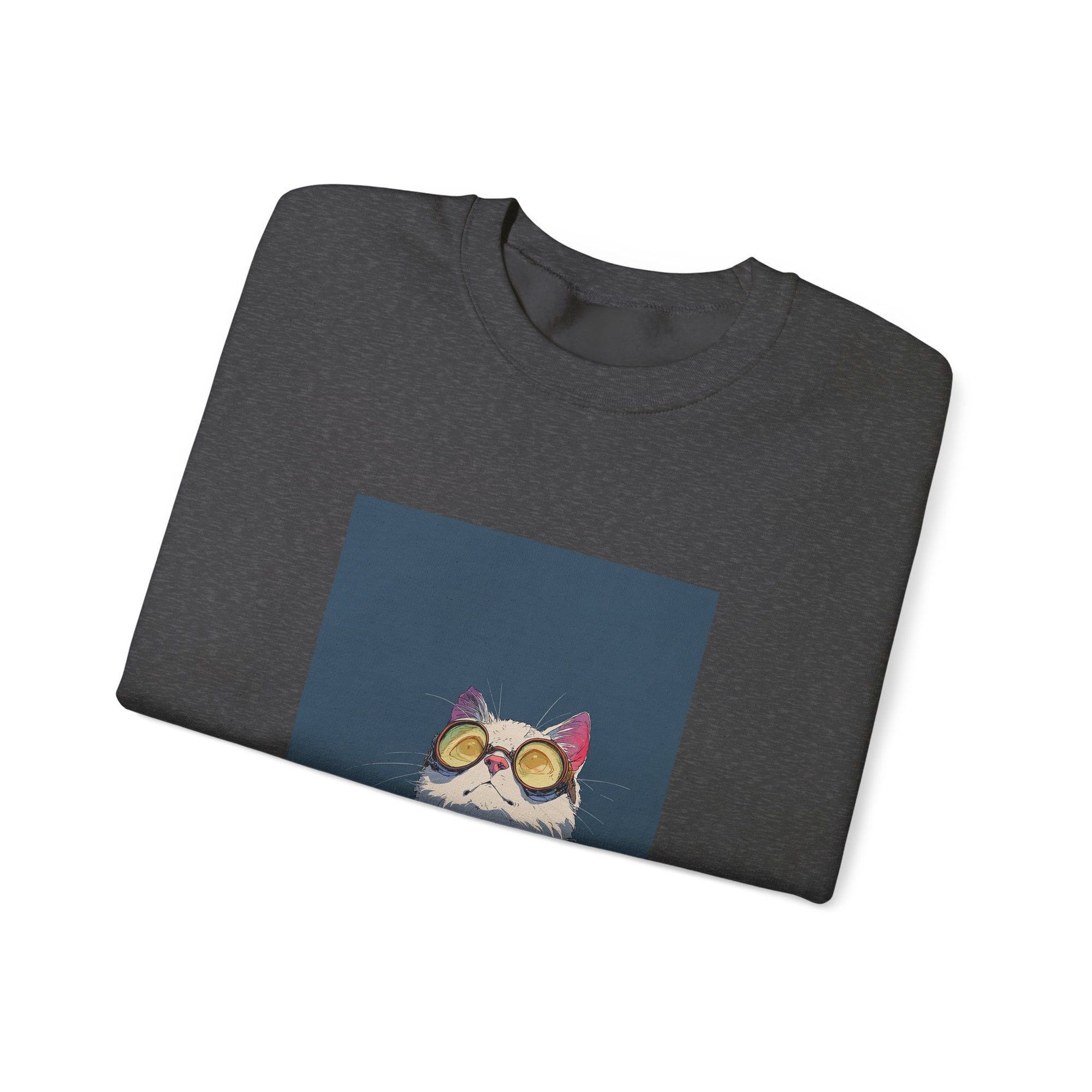Unisex Heavy Blend™ Crewneck Sweatshirt - Creative - GCat - 0007