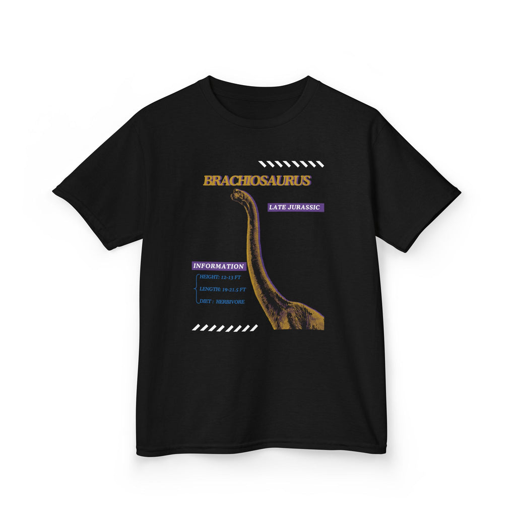 Kid Unisex Heavy Cotton Tee - Jurassic - Brachiosaurus