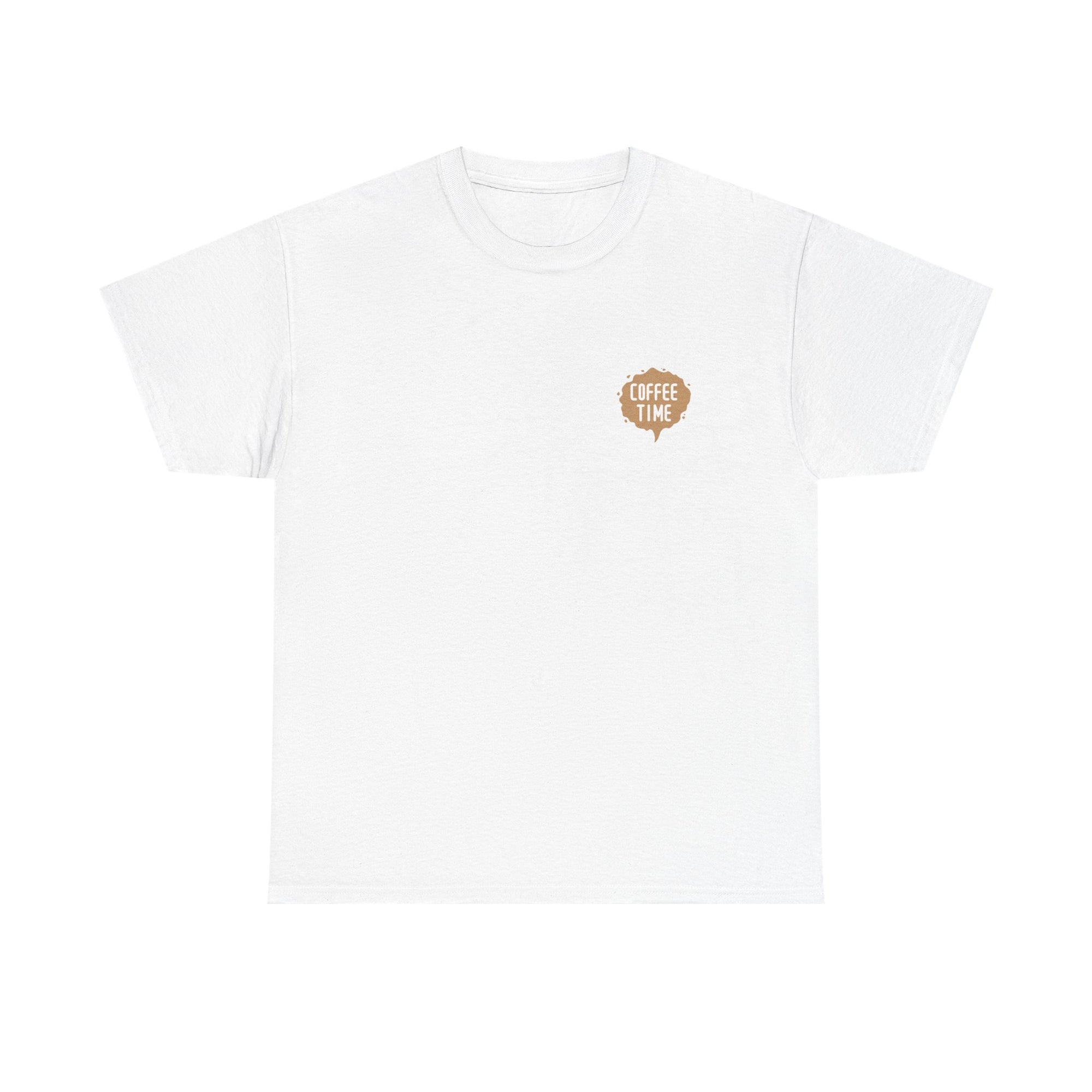 Unisex Heavy Cotton Tee - Creative Tshirt - Coffee time
