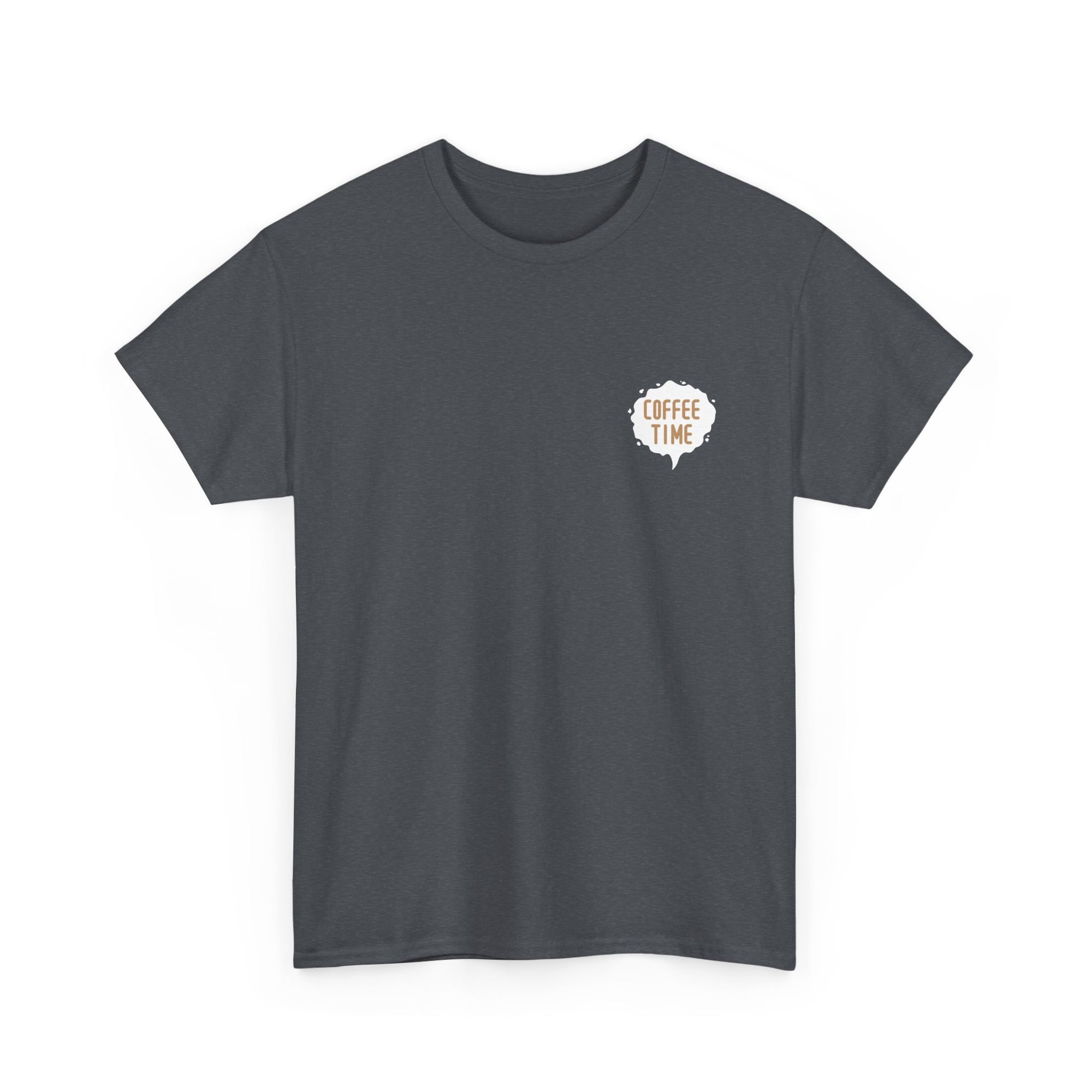 Unisex Heavy Cotton Tee - Creative Tshirt - Coffee time