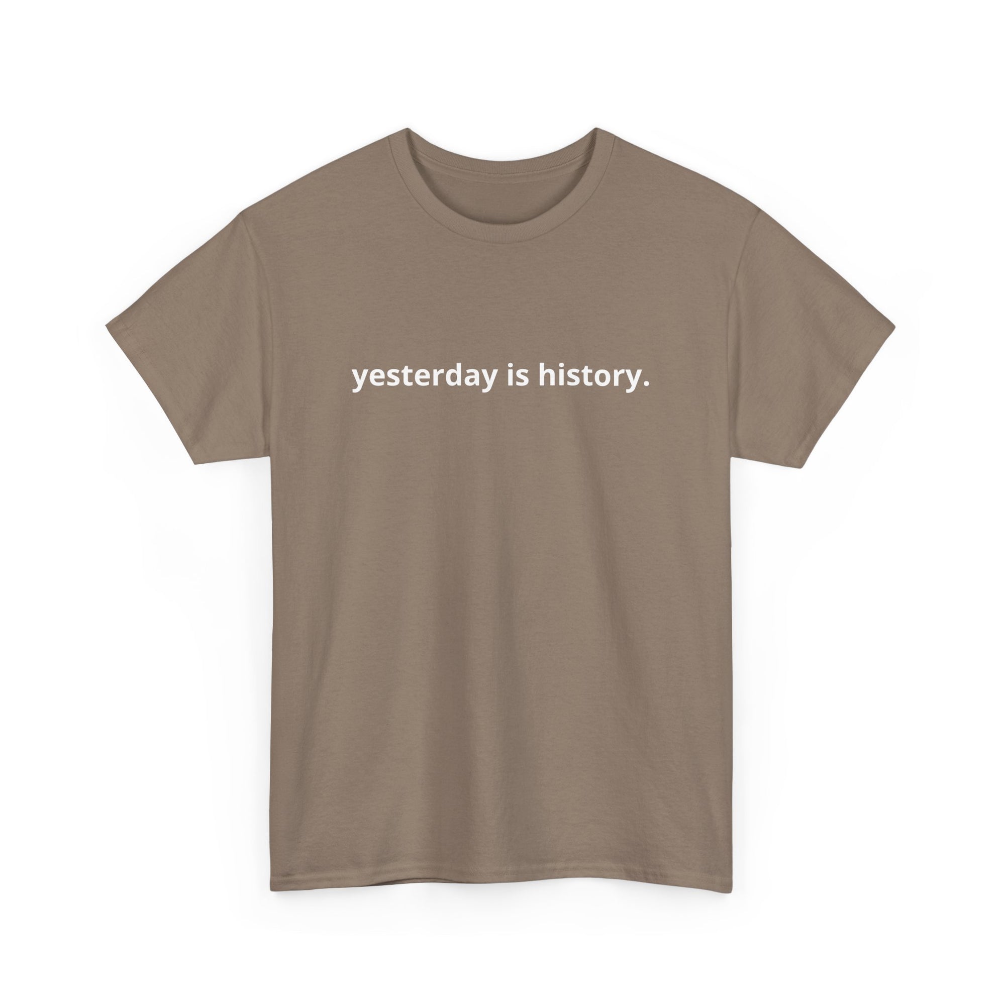 Unisex Heavy Cotton Tee - yesterday is history
