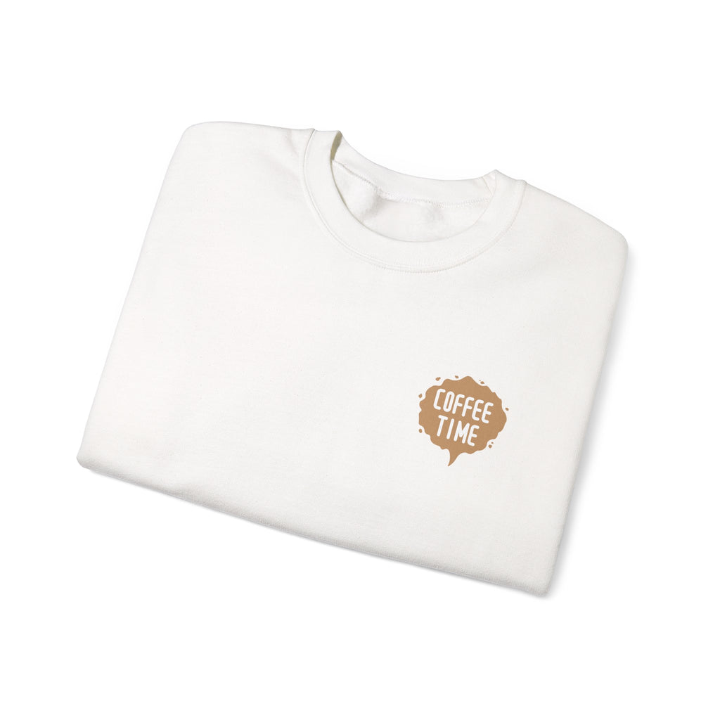 Unisex Heavy Blend™ Crewneck Sweatshirt - Creative - coffee time