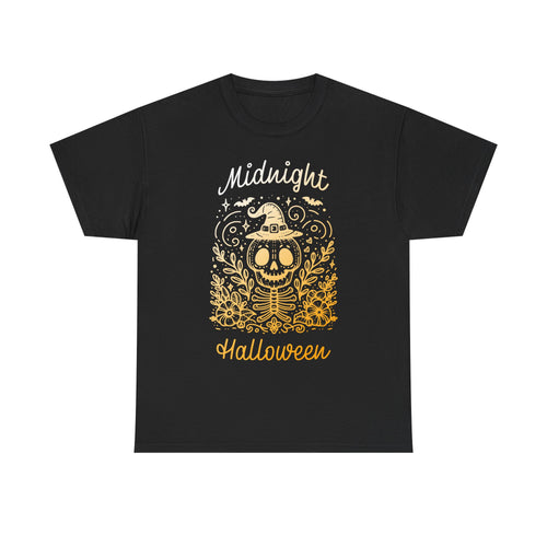 Halloween Unisex Heavy Cotton Tee - Midnight Halloween